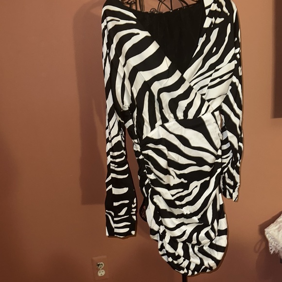 Zara Zebra Dress new without tags - Picture 2 of 5